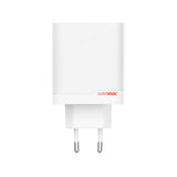 Vægoplader m. USB-C til USB-C Kabel - OnePlus - 120W - USB-C / USB-A - Hvid