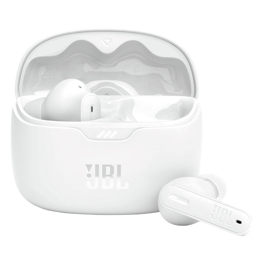 JBL Tune Beam - True Wireless Høretelefoner - In-Ear - Hvid