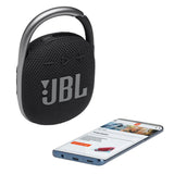 JBL CLIP 4 Støv- og Vandtæt Bluetooth Højtaler m. Karabinhage - Sort