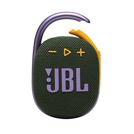 JBL CLIP 4 Støv- og Vandtæt Bluetooth Højtaler m. Karabinhage - Grøn