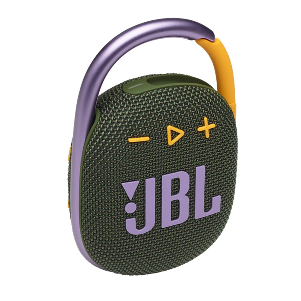 JBL CLIP 4 Støv- og Vandtæt Bluetooth Højtaler m. Karabinhage - Grøn