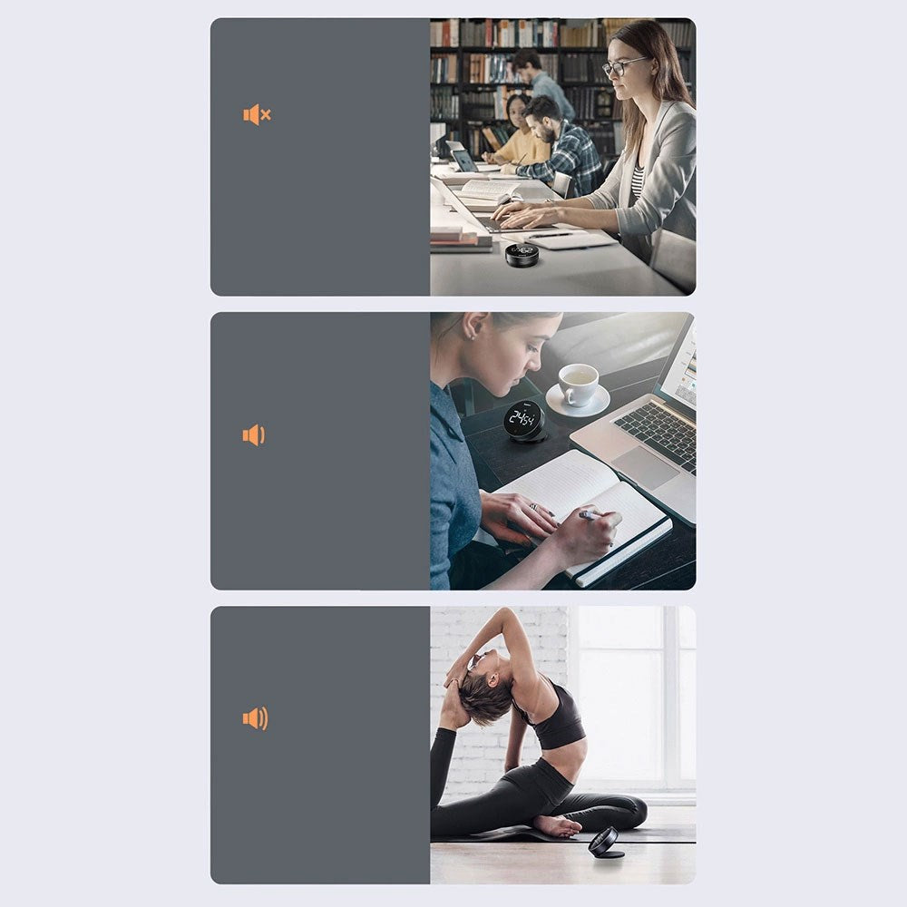 Baseus Heyo Pro Digital Tidtager - Grå