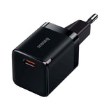 Baseus Vægoplader GAN3 30W Fast Charger m. USB-C - Sort