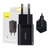 Baseus Vægoplader GAN3 30W Fast Charger m. USB-C - Sort