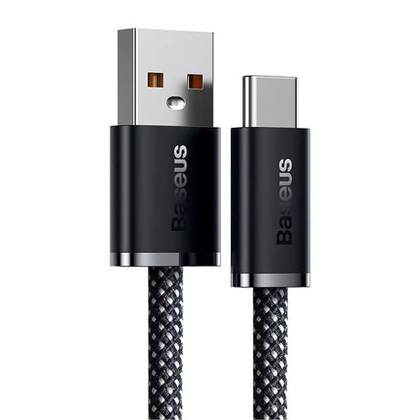 Baseus Dynamic Series 100W USB-A til USB-C Kabel - 2m - Sort