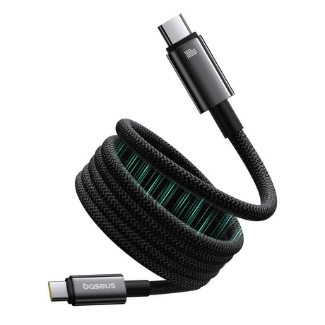Baseus USB-C til USB-C Kabel m. 100W - 480Mb/s - 1m - Sort