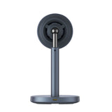 Baseus Orbit 2 Pro 2-i-1 Mobilholder med 20W Trådløs Opladning - MagSafe / Qi2 Kompatibel - Grå