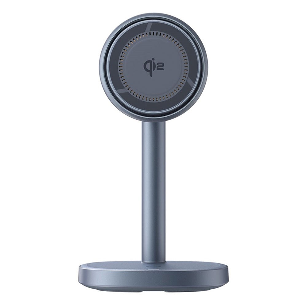 Baseus Orbit 2 Pro 2-i-1 Mobilholder med 20W Trådløs Opladning - MagSafe / Qi2 Kompatibel - Grå