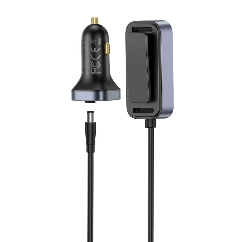 Baseus Multifunktionel Biloplader - 110W -  3 x USB-A - 3 x USB-C - 1.5m - Sort