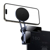 Baseus MaxView Mobilholder til Bil - Montering på Display - MagSafe Kompatibel - Sort