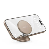 Baseus GoTrip Mobilholder til Bil m. Forrude / Instrumentbræt Montering- MagSafe Kompatibel - Guld