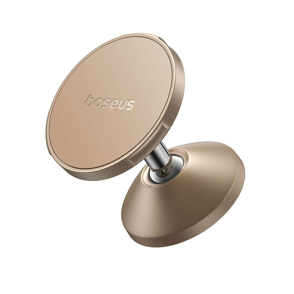 Baseus GoTrip Mobilholder til Bil m. Forrude / Instrumentbræt Montering- MagSafe Kompatibel - Guld