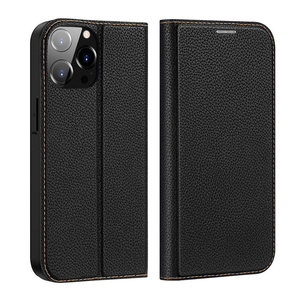 DUX DUCIS iPhone 14 Pro Skin X2 Premium Flip Cover - Sort