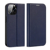 DUX DUCIS iPhone 14 Pro Skin X2 Premium Flip Cover - Blå