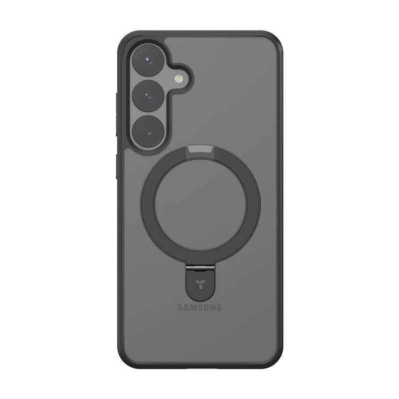 TORRAS Samsung Galaxy S25 - Guardian Ostand Series Cover m. Kickstand - MagSafe Kompatibel - Sort