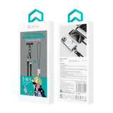 2-i-1 Mobilstrop & USB-C til USB-C Kabel - Devia - Sort