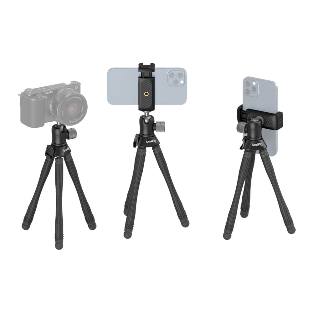 SmallRig 3446 Mini Tripod BT-15 m. Fleksible Ben - Sort