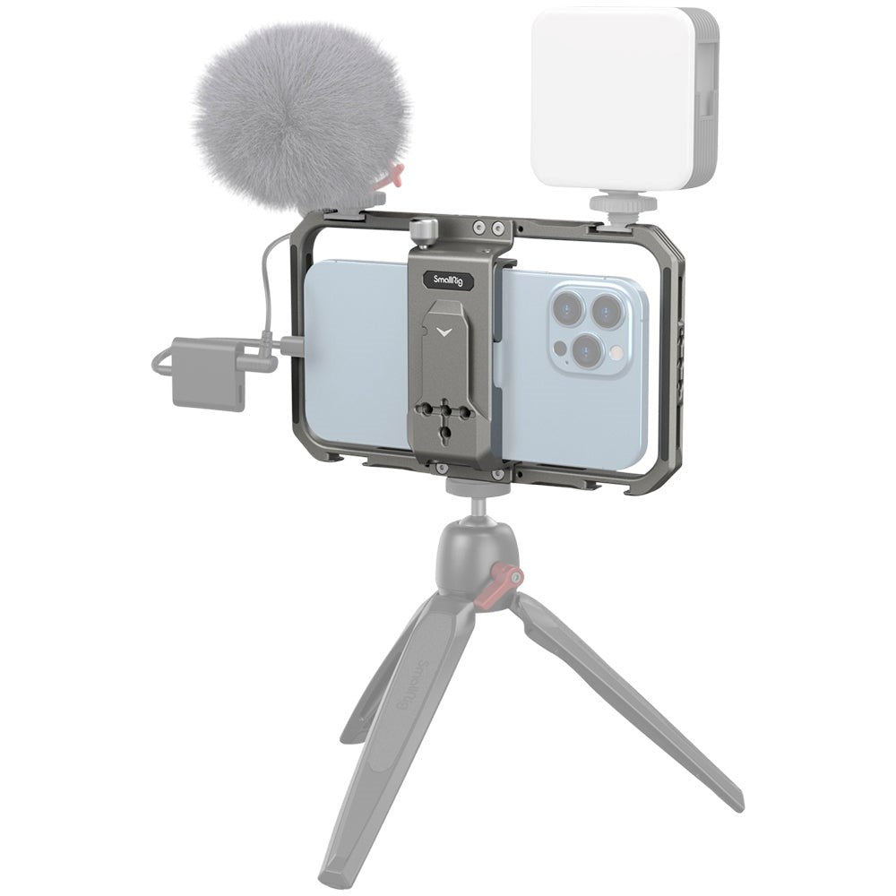 SmallRig 3563 Universal Håndholdt Smartphone Rig Ramme (64-80mm) - Grå