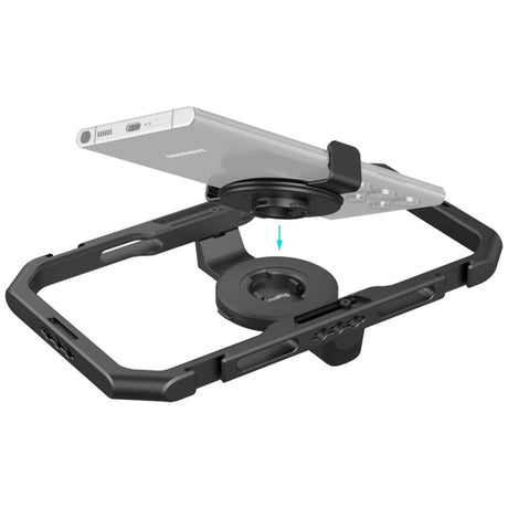 SmallRig 4299 Universal Håndholdt Smartphone Rig Ramme - MagSafe Kompatibel (62,5-87mm) - Sort