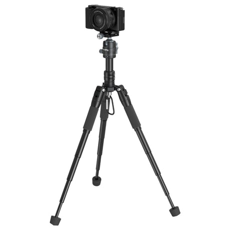 SmallRig 4289 Aluminium Mini Tripod VT-20 m. Mobil Holder & Justerbare Ben - Sort