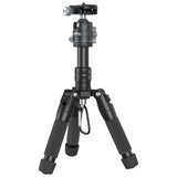 SmallRig 4289 Aluminium Mini Tripod VT-20 m. Mobil Holder & Justerbare Ben - Sort
