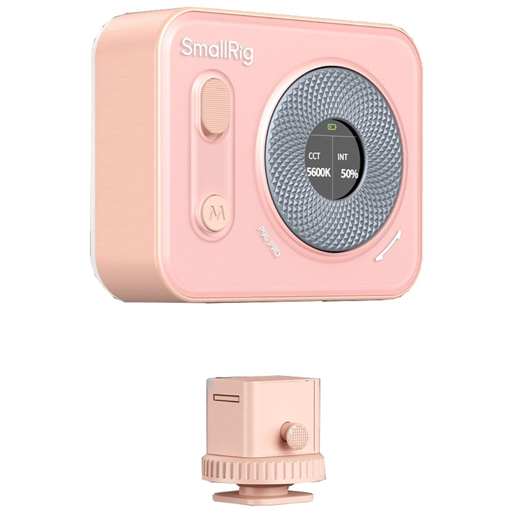 SmallRig 4786 Vibe P96 Pro Mini (RGB) LED Video Light - Lyserød