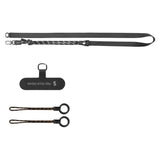 SmallRig Kunstlæder Lanyard Skulderstrop til Mobil m. Justerbar Længde - Sort