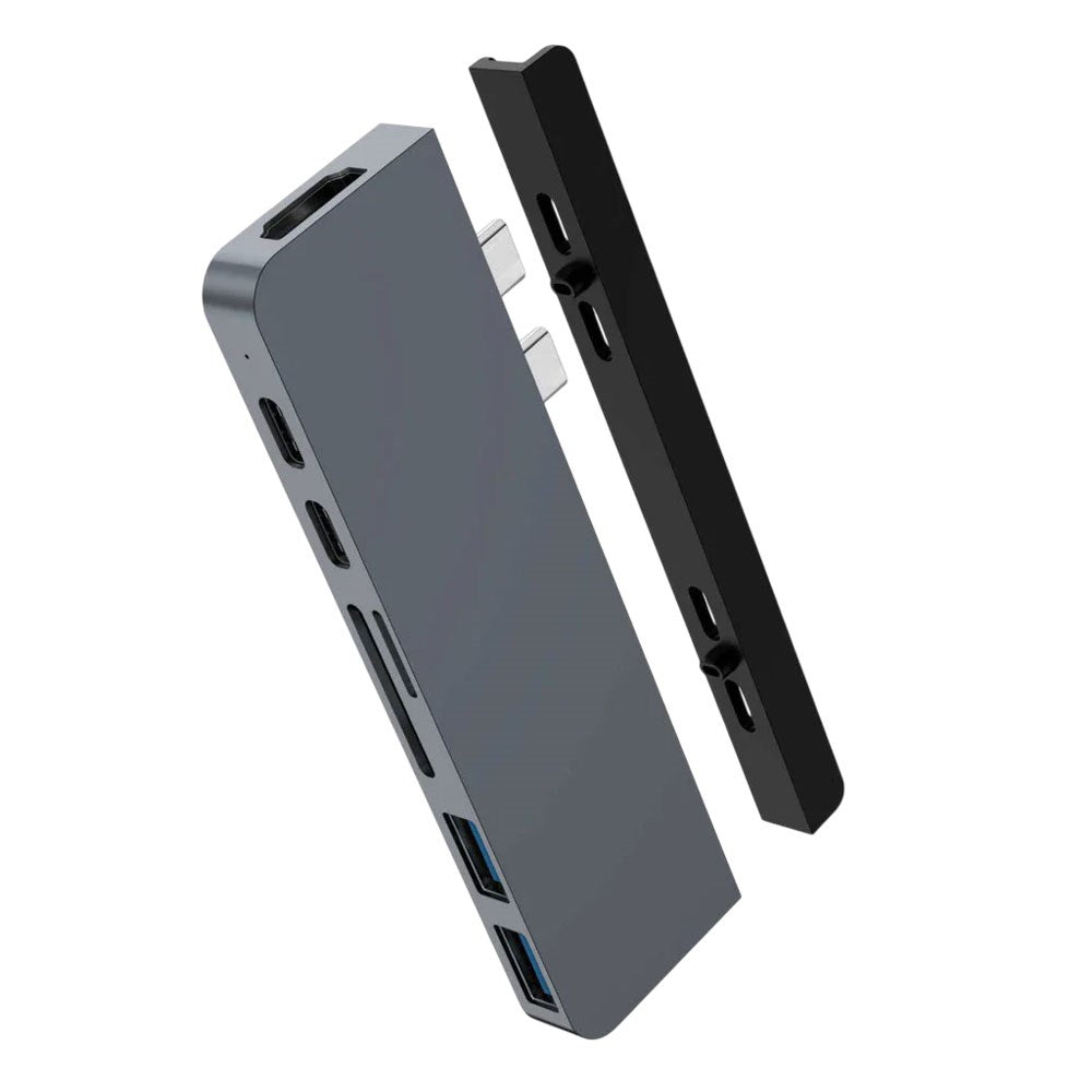 Hyper HyperDrive Duo 7-i-2 Hub - USB-C - Grå