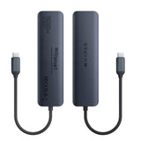 Hyper HyperDrive Ecosmart 7-in-1 USB-C Hub - 2 x USB-A 1 x USB-C 1 x HDMI 1 x Ethernet 1 x SD- & MicroSD-Kort - Grå
