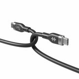 Hyper Silikone USB-C til USB-C Kabel - 2m / 240W - Sort