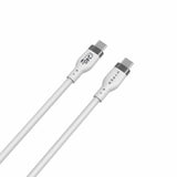 Hyper Silikone USB-C til USB-C Kabel - 2m / 240W - Hvid