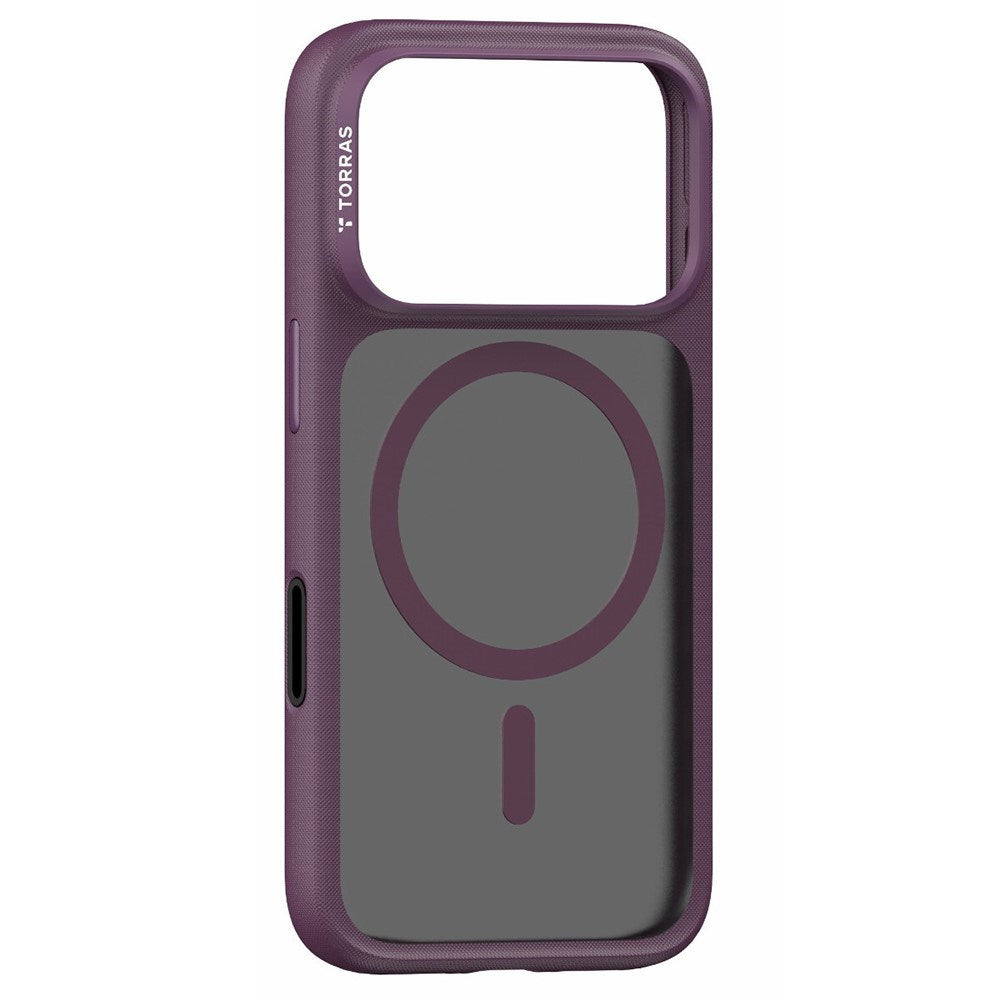 iPhone 18 Pro / 17 Pro TORRAS Guardian Mag Bagside Cover - MagSafe Kompatibel - Lilla