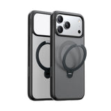 iPhone 18 Pro / 17 Pro TORRAS Ostand Q3 Spin Bagside Cover - MagSafe Kompatibel - Sort