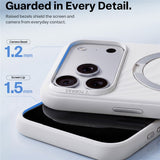 iPhone 18 Pro / 17 Pro TORRAS Ostand Q3 Wind Bagside Cover - MagSafe Kompatibel - Hvid