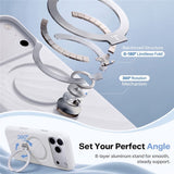 iPhone 18 Pro Max / 17 Pro Max TORRAS Ostand Q3 Wind Bagside Cover - MagSafe Kompatibel - Hvid