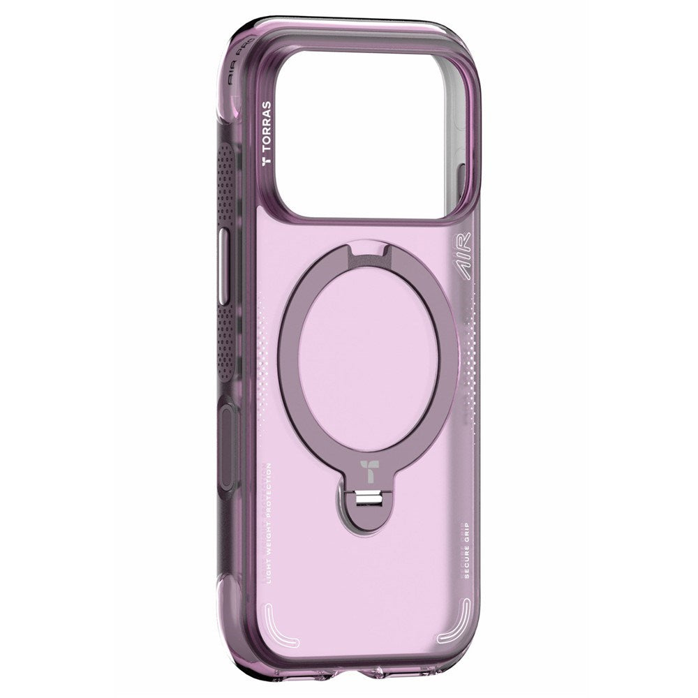 iPhone 18 Pro Max / 17 Pro Max TORRAS Ostand Q3 Air Bagside Cover - MagSafe Kompatibel - Lilla