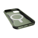 iPhone 14 Pro Max Raptic Fort Series Bagside Håndværker Cover - MagSafe Kompatibel - Grøn