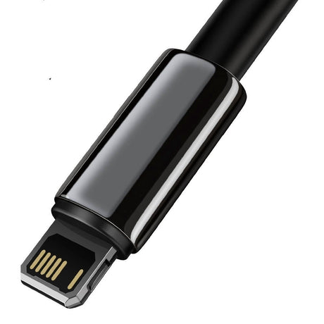 Baseus 12W USB-A til Lightning Kabel - 480Mbps - 1m - Sort