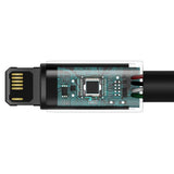 Baseus 12W USB-A til Lightning Kabel - 480Mbps - 1m - Sort