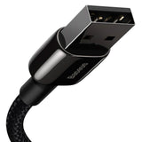 Baseus 12W USB-A til Lightning Kabel - 480Mbps - 2m - Sort