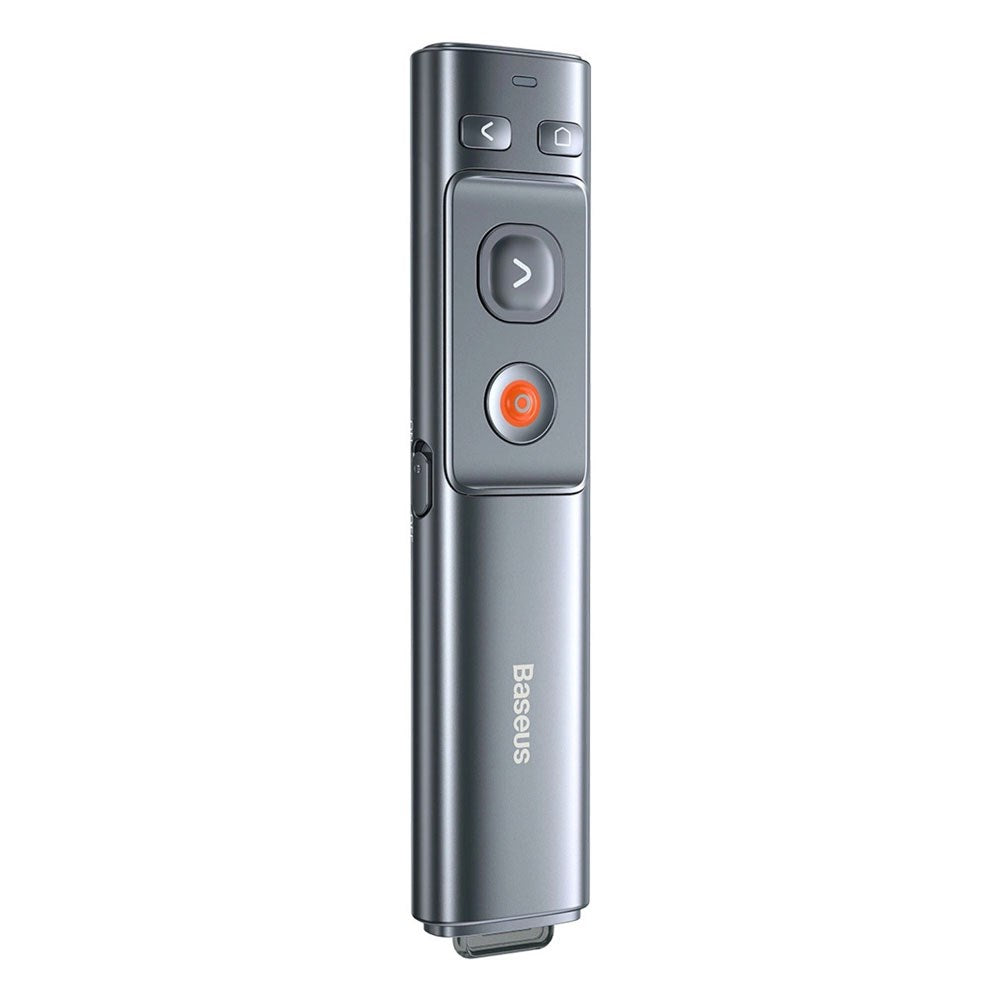 Baseus Laser Pointer m. Batteri - USB-C / USB-A - Grå