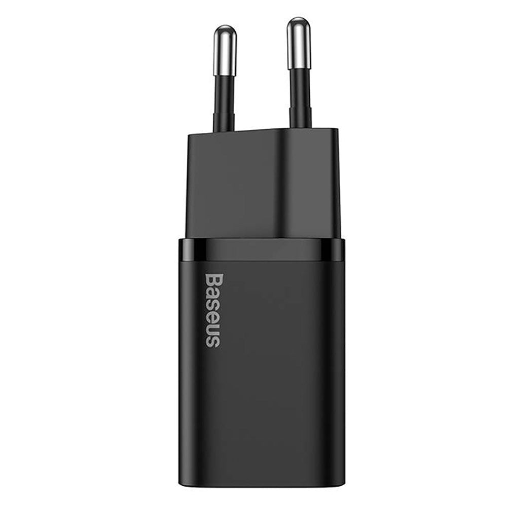 Baseus Super Si 20W USB-C Vægoplader Quick Charge - Sort