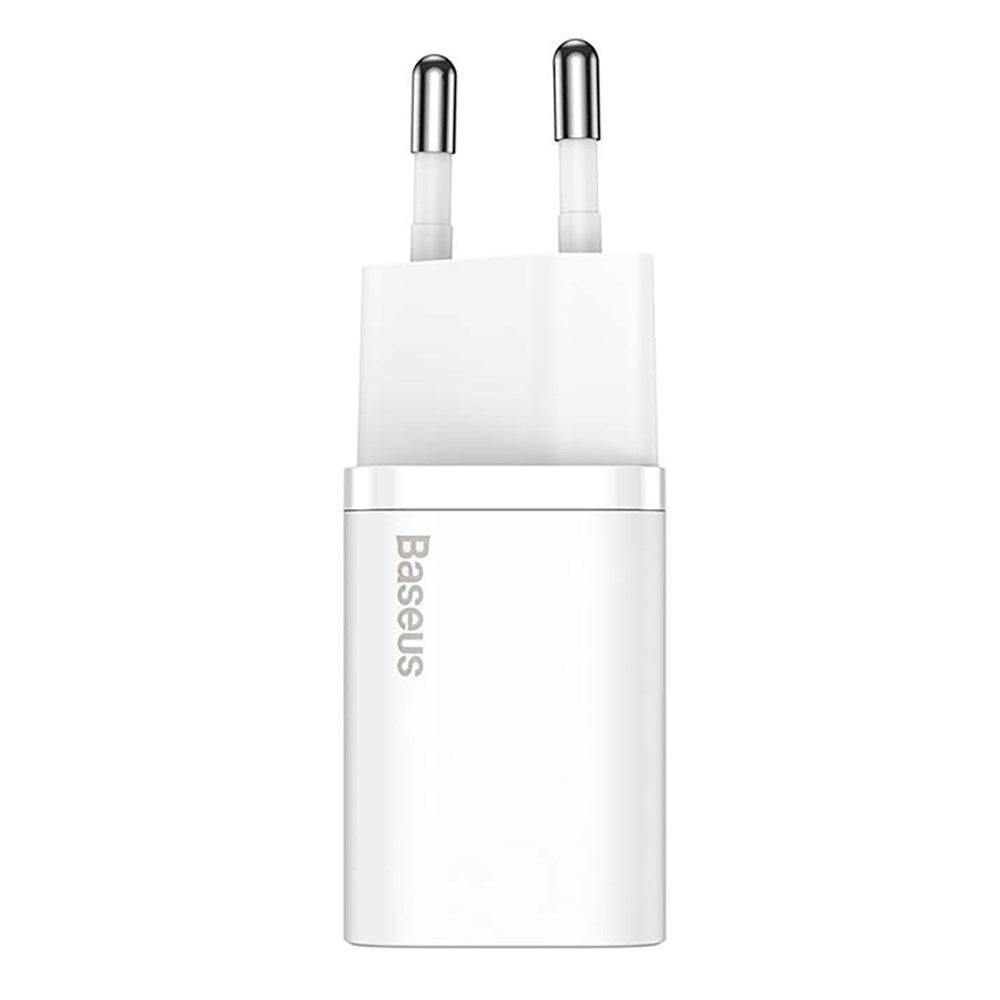 Baseus Super Si 20W USB-C Vægoplader Quick Charge - Hvid