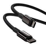 Baseus Tungsten Gold 100W USB-C til USB-C Kabel - 1 Meter - Sort