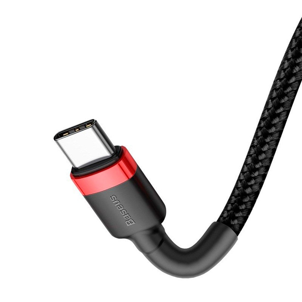 Baseus Cafule 60W USB-C til USB-C Kabel - 2 Meter - Sort / Rød