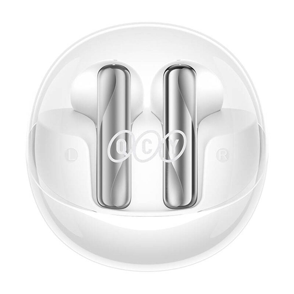 QCY AilyBuds Clear True Wireless Høretelefoner - In-Ear - Hvid