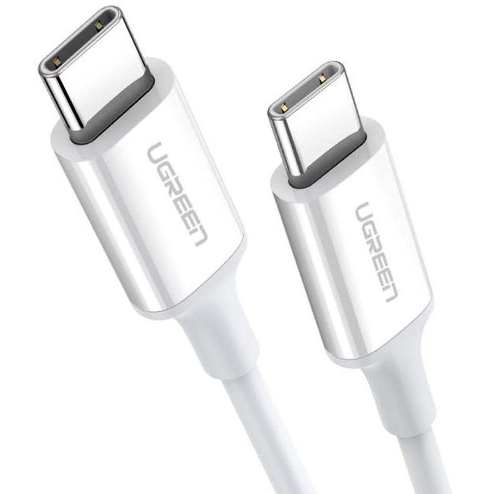 Ugreen 0.5m USB-C til USB-C Kabel 60W - Hvid