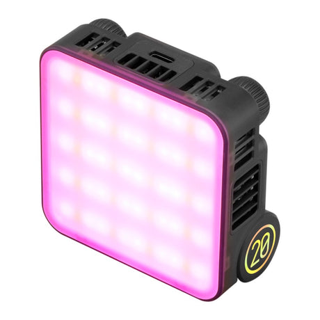 Zhiyun LED Fiveray M20C (RGB) Lygte m. Magnetisk Forlængerbeslag - Sort