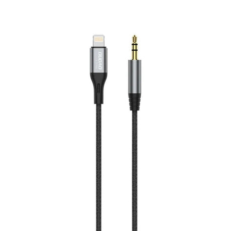 Dudao 1m Lightning til 3.5mm Minijack Kabel - Grå