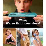 TORRAS - iPhone 16 Plus - Hybrid Plastik Cover m. Ståfunktion - MagSafe Kompatibel - Gennemsigtig